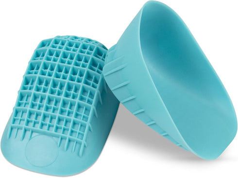 Heavy Duty Heel Cups for Heel Pain Relief & Support - Gel Cushion Shoe Inserts for Severs Disease & Plantar Fasciitis - Strong Honeycomb Pad for W...