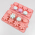 Flower Chocolate Molds 3pcs Tulip Silicone Candy Molds For Ice Cube Resin Soap Cupcake Decoration...