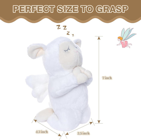 My OLi 7" Plush Prayer Lamb Plays Jesus Loves Me Praying Plush Lamb Soft Toy Stuffed Animal Bedtime Gifts for Baby Kids Girls Boys...