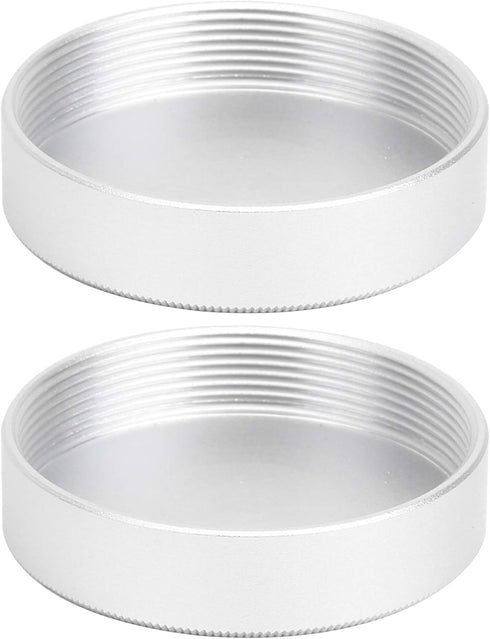 Lens Rear for M39 Mount Camera Portable Metal Protective Cover Camera Accessory Parts Aluminum Alloy Lightweight Strong and Reliable Silver 2Packs...