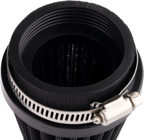 Mtsooning Air Intake Filter Pod, 54mm/2.12" Tapered Clamp-on Breather, Inlet Truck Cold Cone Cleaner Replacement for Motorcycle ATV Dirt Pit Bike ...