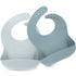 KeaBabies 2-Pack Silicone Bibs For Babies, Silicone Baby Bibs for Eating, Food-Grade Pure Silicone Bib, Toddler Bibs, Waterproof Bibs, Feeding Bib...