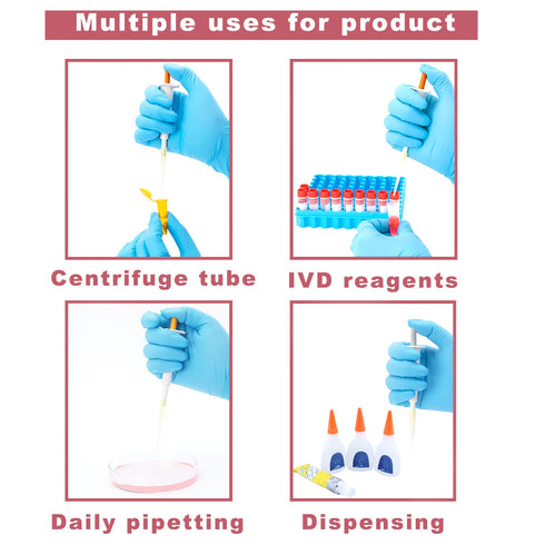 ONiLAB Mini Fixed Volume Pipette Manual Single Channel Pipettor, Laboratory Micro Pipette ?Micropipette Volume 200?l Gray...