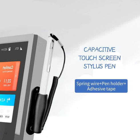Stylus Pen, Universal Capacitive Touch Screen Stylus Pen with Spring Rope Fixing Base, Stylus Touch Pen for Mobile Phone/Tablet/etc......