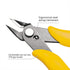 KATA 2-Pack Micro Wire Cutters, Precision Electronics Flush Cutter and Side Cutting Pliers for Electronics, Jewelry, Model Kits, Yellow...