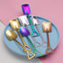 10Pcs Shovel Spoons Stainless Steel Spoon Reusable Dessert Spoons for Coffee Tea Ice Cream Fruit Sugar Cake...