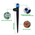 Drip Irrigation Emitters with Adjustable 360 Degree Water Flow Drippers Sprayer for 1/4 inch Tubing, Garden Drippers Sprayer Perfect for House Gar...