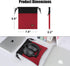Desing Wish Lightweight Headphone Storage Bag, Portable Headset Carrying Pouch Headphone Case Bag Soft Travel Pouch for Over-Ear Headphones/Gaming...