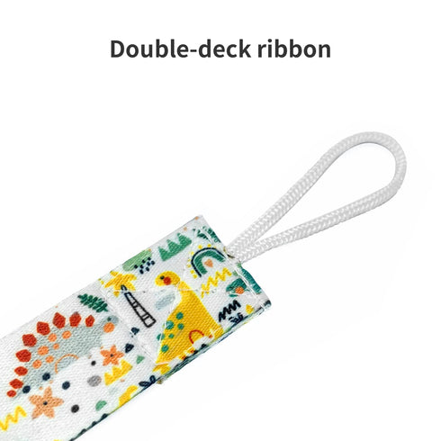 PandaEar Baby Pacifier Clips, 6 Pack Universal Holder Leash for Boys and Girls, Teething Toys Teethers...