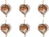 Holy Family with Angel Wings Resin Christmas Ornament, 3 Inch, Pack of 6...