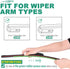 Windshield Wiper Blades,Car Wipers Blade 22X18 Inch with Premium Rubber and Stable Base Design,OEM Quality Wiper Clear Quiet and Durable Auto Repl...