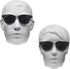 proSPORT Classic Reading Sunglass Reader for Men & Women - NOT BIFOCAL Horn Rimmed Frame...