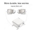 QILIPSU Hinged Cover Stainless Steel Latch 150x150x90mm Junction Box with Mounting Plate, Universal IP67 Project Box Waterproof DIY Electrical Enc...