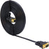 DTech 5M Ultra Thin Flat Type Computer Monitor VGA Cable Standard 15 Pin Male to Male Connector SVGA Wire 16 Feet - Black...