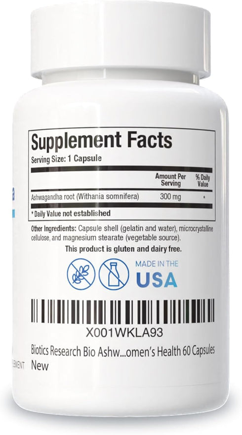 Biotics Research Bio Ashwagandha 300mg Ashwagandha Root, Adaptogenic Herb, Promotes Relaxation Response, Healthy Adrenal, Cognitive and Immune Sys...