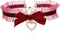 Sexy Lace Bowknot Choker Collar Lolita Velvet Heart Pendant Tie Neck Chain Gothic Cosplay Neck Accessories for Women and Girls...