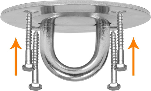 Y- STOP Hammock Hanging Kit Heavy Duty Swing Hanger 1500lb Capacity, Hammock Chair Hanging Kit Durable Hanging Chair Hardware for Wall/Woot, Ceili...