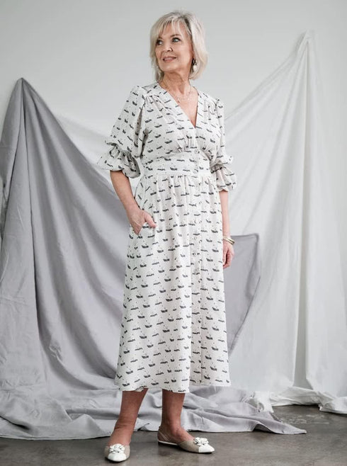 Style Arc Sewing Pattern - Belle Woven Dress (Sizes 10-22)...