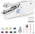 Handheld Sewing Machine Mini Portable Sewing Tool More Friendly to the Handicapped Easy-to-operate Portable DIY for Beginners for Home/Travel User...