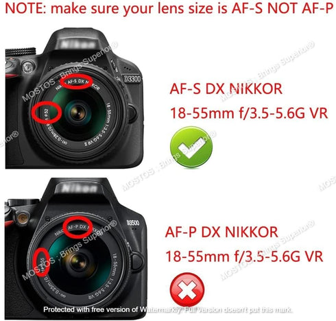 MOSTOS ; Brings Superior® - 52mm Lens Cap for Nikon Camera - Replacement Lens Cap for AF-S DX Nikkor 35 mm f/1.8G Prime Lens Nikon DX Nikkor 18-55...