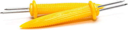 Fox Run 5398 Jumbo Corn Holders, Stainless Steel and Plastic, Set of 8...