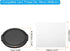 PATIKIL 58mm Lens Cap, 5 Pack Sides Pinch Snap Camera Lens Cover for Front Lens with Cloth, Suitable for 58mm Thread Universal DSLR Lenses for Nik...