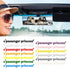 Passenger Princess Decal Sticker Car Mirror Sticker Cute Funny Rearview Mirror Sticker Vinyl Truck Window Sticker Rearview Mirror Car Decoration W...
