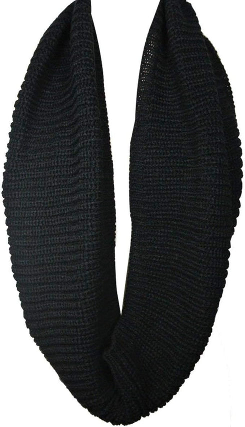 Bowbear Solid Color Warm Winter Knit Infinity Scarf...