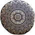 32" Gold Mandala Barmeri Large Floor Pillow Cover Cushion Meditation Seating Ottoman Throw Cover Hippie Decorative Zipped Bohemian Pouf Ottoman Po...