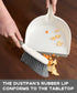 Dust Pan,Dustpan and Brush Set,Dust Pans with Brush,Small Dustpan and Brush Set,Hand Broom and Dustpan Set for Home,Handheld Angled Dustpan and Br...