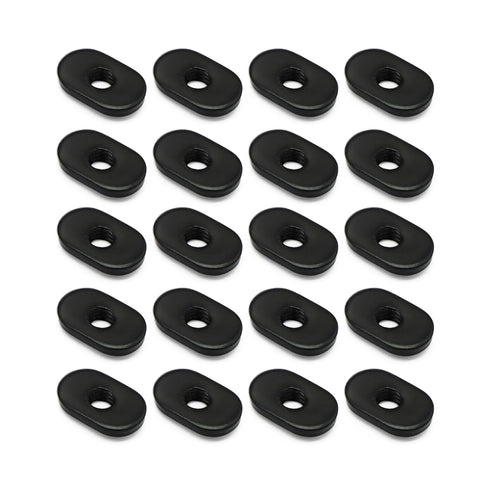Xadnitu 20 packs 1/4-20 Threaded Centered Slide in Economy T Nuts, T Nuts Accessory Hardware Nuts for 15 Series or 1.5inch Base Aluminum Extrusion...