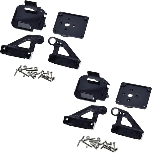 2 Pack Pan Tilt Camera Servo Horns Mount Bracket Platform Anti-Vibration Head Stand for Aircraft 2 Axis FPV Plane PTZ Aerial Photography 9G SG90 E...