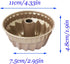 4 Inch Fluted Cake Pan, 4 Packs Carbon Steel Bundt Pan Reusable Nonstick Small Pie Cup Baking Bakeware for Toaster Oven Fryer Insta Pot,Cakes Tart...