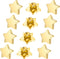 100Pcs Star Buttons Small Sewing Craft Gold Star Buttons Star Decorative Buttons for Clothing Costume Design Scrapbooking Art Crafts DIY Decoratio...
