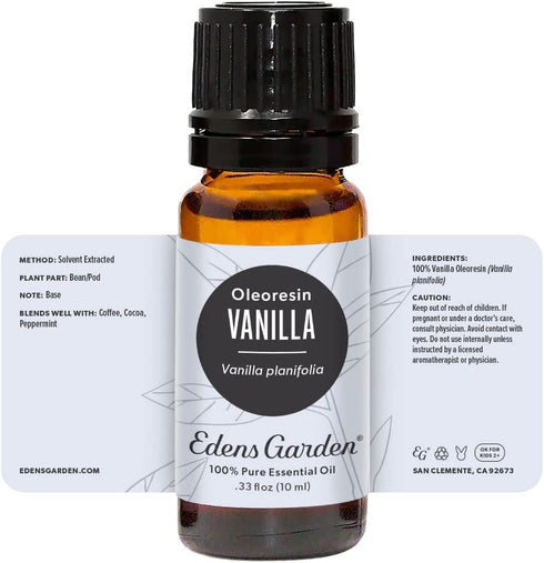 Edens Garden Vanilla- Oleoresin Essential Oil- 100% Pure Premium Grade, Undiluted, Natural, Therapeutic, Aromatherapy, The Best for Diffuser, Cand...
