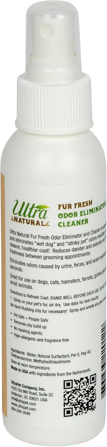 Fur Fresh PET Coat FRESHENER 4 OZ Spray...