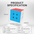3x3x3 Speed Cube,Stickerless Magic Cube, Smooth Turning Puzzle Box with Anti-Sticky Design, The Most Educational Toy to Effectively Improve Your C...