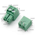 10Set 3.81mm Pitch Male Female 2-Pin PCB Screw Terminal Block Connector Plug KF2EDGK - Green, 300V 8A...