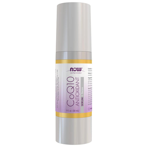 NOW Solutions, CoQ10 Antioxidant Serum, with Clinically Tested REVINAGE™ for Collagen Support, Visible Firming, 1-Ounce...