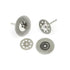 40 Pcs Diamond Cutting Wheel Set, 25mm/30mm/35mm/40mm Diamond Coated Cutting Wheel with 8 Pcs 3mm Mandrel and 2 Pcs Screwdriver...