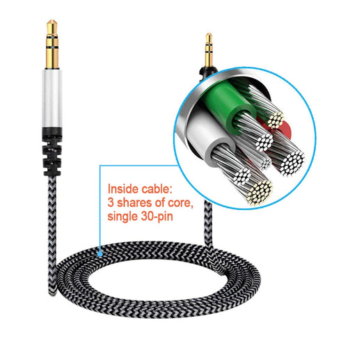 for Sennheiser HD598 HD599 HD569 HD560 S HD559 Replacement Cable HD518 HD519 HD558 HD579 CS SE SR Headset Upgraded Cable Headphones, Length 1.8m/5...