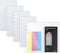 5pcs A6 Clear Binder Cash Envelopes, A6 Insert with 2 Pockets for Budgeting Money,Binder Pockets Index Envelopes for 6 Ring Budgeting Binder Inser...