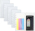 5pcs A6 Clear Binder Cash Envelopes, A6 Insert with 2 Pockets for Budgeting Money,Binder Pockets Index Envelopes for 6 Ring Budgeting Binder Inser...
