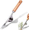 Hailkole Weeding Tool V-Shaped Forks,Stainless Steel Weed Puller Tool with Metal Leverage Base to Easy Weed Removal & Deeper Root Digging,Manual H...