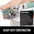The Original Gorilla Grip Heavy Duty Stainless Steel Smooth Edge Manual Hand Held Can Opener With Soft Touch Handle, Rust Proof Oversized Handheld...