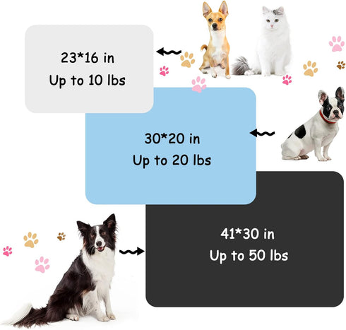 3 Pack Dog Blankets for Large Medium Small Dogs, Super Soft Warm Fluffy Flannel Pet Blanket for Puppy, Black, Grey, and White Cat Blanket, 23 * 16...
