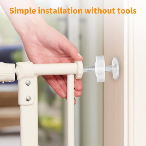 4 Pack Baby Gate Threaded Spindle Rod M10 (10mm) Baby Gate Screw Replacement Hardware Parts Kit for Pressure Mounted Baby & Pet Safety Gates & Sta...