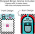 Big Dot of Happiness 50’s Sock Hop - Bar Bingo Cards and Markers - 1950s Rock N Roll Party Bingo Game - Set of 18...