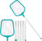 Pool Skimmer - Pool Skimmer Net with 5 Aluminum Pole Sections 60'', Skimmer Net with Fine Mesh Net for Cleaning Leaf of Swimming Pools...