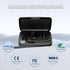 Bluetooth Headset,Wireless Bluetooth Earpiece with 500mAh Charging Case 80 Hours Talking Time?V5.1 Hands-Free Earphones with Built-in Mic for Driv...